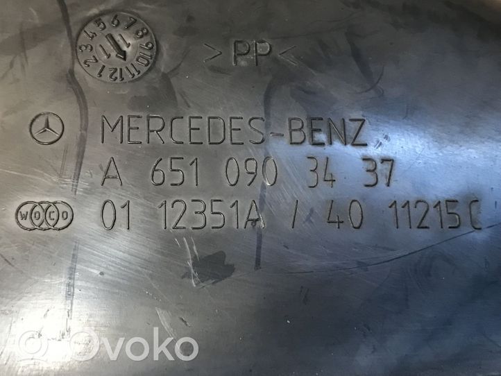 Mercedes-Benz E W212 Conduit d'air (cabine) A6510903437