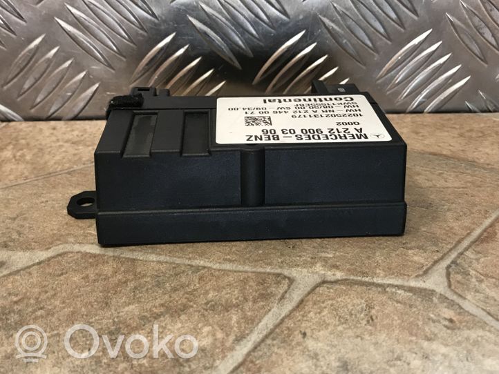 Mercedes-Benz C W204 Centralina/modulo pompa dell’impianto di iniezione A2129000306