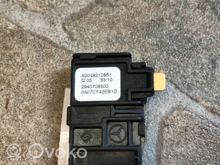 Mercedes-Benz C W204 Lietus sensors A2048210851