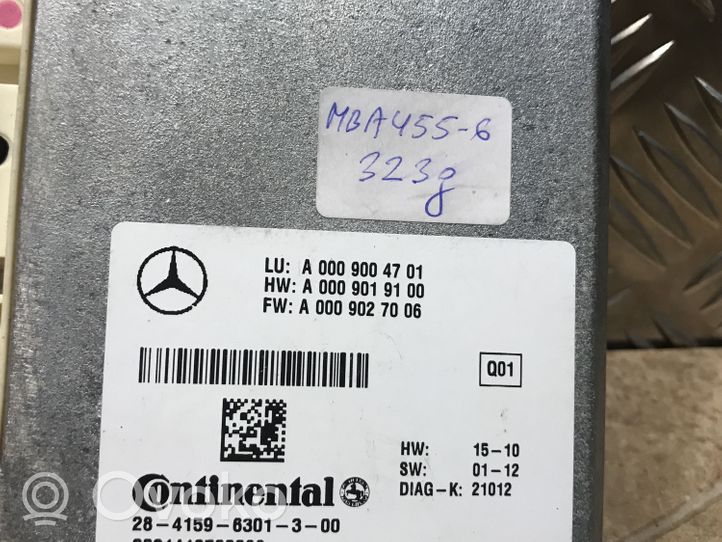Mercedes-Benz CLS C218 X218 Modulo di controllo del punto cieco A0009004701