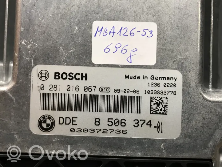 BMW 3 E90 E91 Sterownik / Moduł ECU 8506374