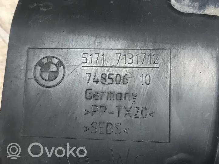 BMW 3 E90 E91 Plaque de protection de réservoir de carburant 7131712