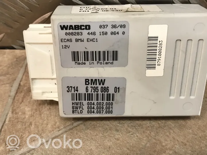 BMW 5 GT F07 Sterownik / Moduł tylnego zawieszenia pneumatycznego 6795086