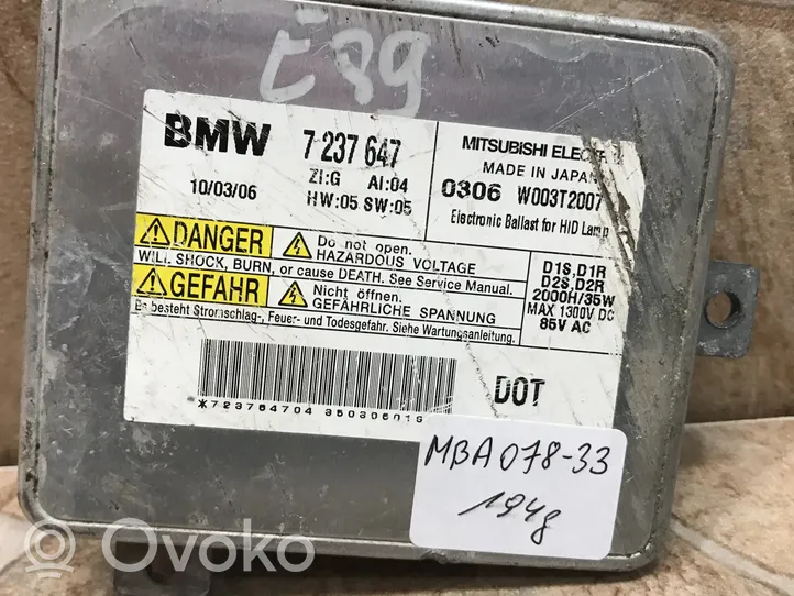 BMW Z4 E89 Headlight ballast module Xenon 7237647