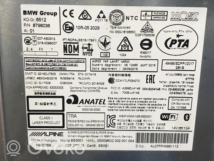 BMW 2 F46 Panel / Radioodtwarzacz CD/DVD/GPS 8798036