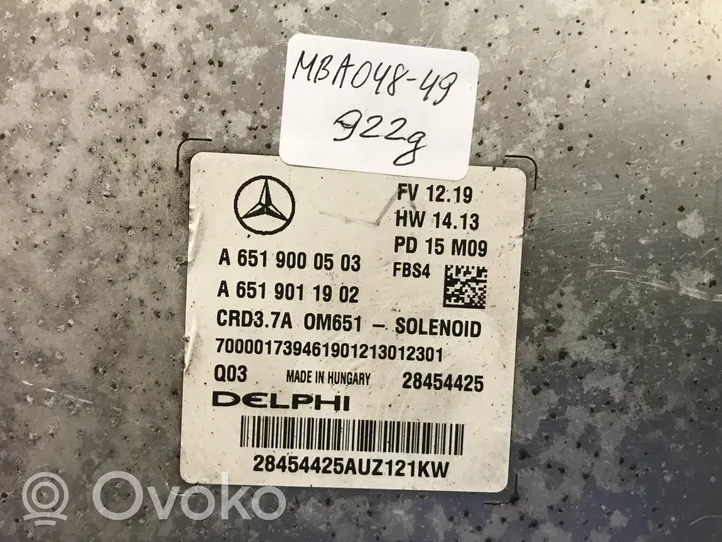 Mercedes-Benz E W212 Calculateur moteur ECU A6519000503