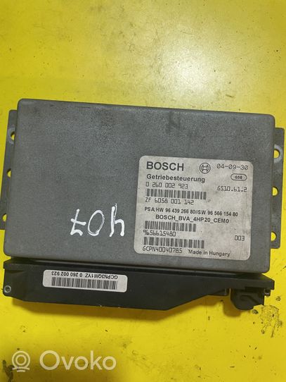 Peugeot 307 Module de contrôle de boîte de vitesses ECU 9656615480