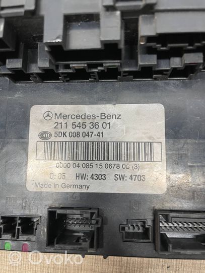 Mercedes-Benz E W211 Moduł / Sterownik komfortu 2115453601