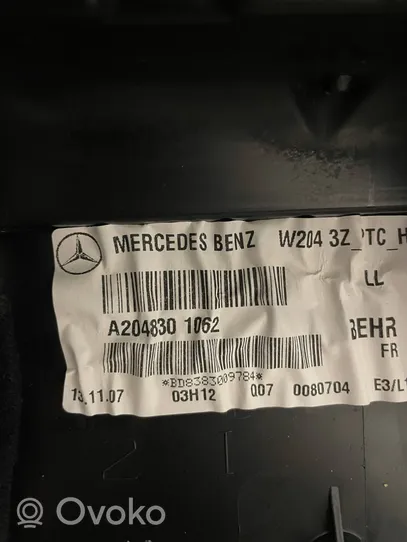 Mercedes-Benz GLK (X204) Nagrzewnica / Komplet A2048301062