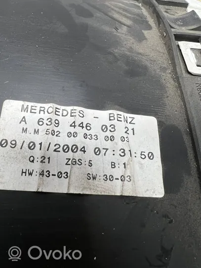 Mercedes-Benz Vito Viano W639 Compteur de vitesse tableau de bord A6394460321