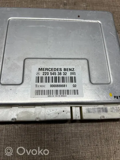 Mercedes-Benz S W220 Muut ohjainlaitteet/moduulit A2205453832