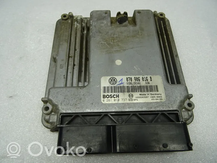 Volkswagen Phaeton Engine control unit/module ECU 070906016B