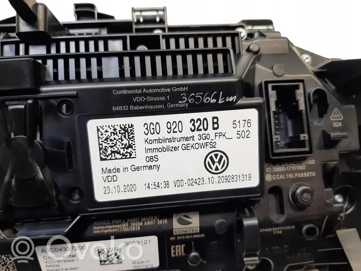 Volkswagen Arteon Nopeusmittari (mittaristo) 3G0920320B