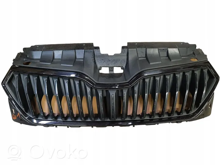 Skoda Fabia Mk3 (NJ) Grille calandre supérieure de pare-chocs avant 6V0853653C