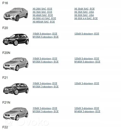 BMW 3 F30 F35 F31 Altre centraline/moduli 27608623345