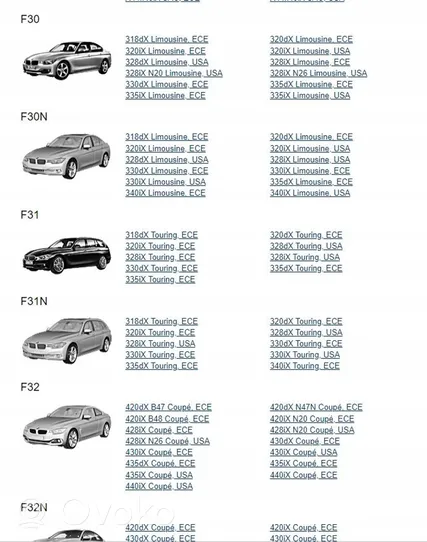 BMW 3 F30 F35 F31 Altre centraline/moduli 27608623345