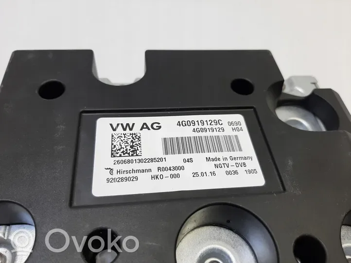 Audi Q5 SQ5 Navigācijas (GPS) sistēmas CD/DVD lasītājs 4G0919129C.x