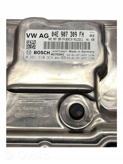 Volkswagen Golf VIII Unité de commande, module ECU de moteur 04E907309FH