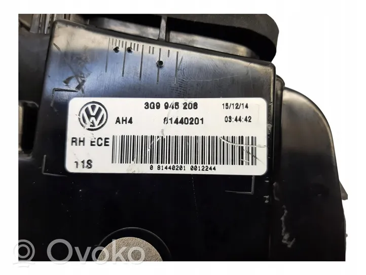 Volkswagen PASSAT B8 Luz del parachoques trasero 3G9945308A