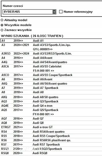 Audi Q3 F3 Vahvistin 8Y0035465A