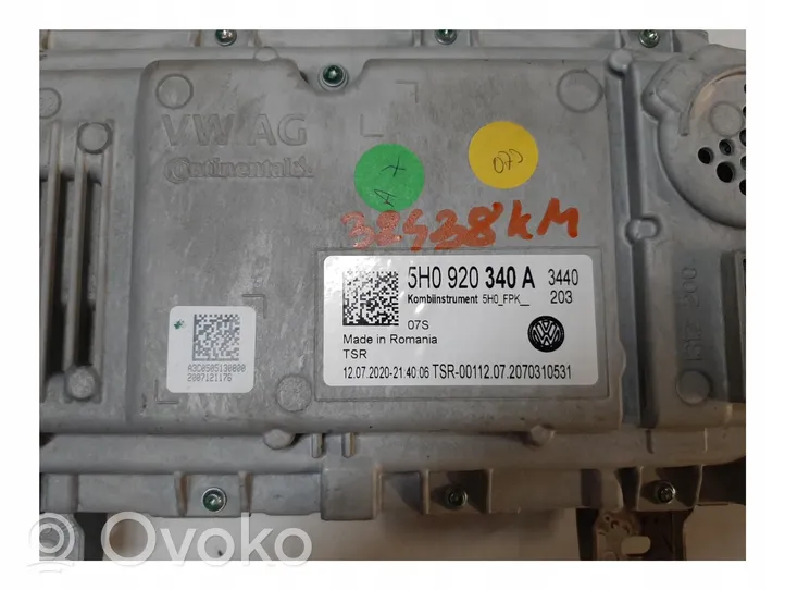 Volkswagen Golf VIII Tachimetro (quadro strumenti) 5H0920340A