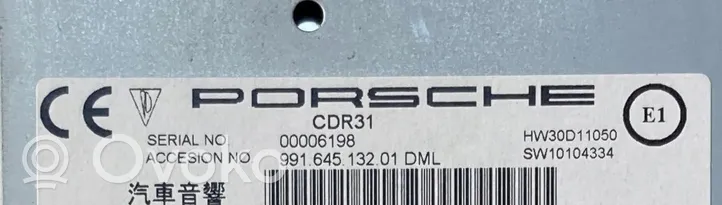 Porsche 911 Unità principale autoradio/CD/DVD/GPS 991645132