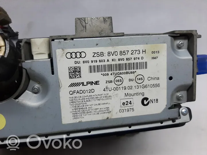 Audi A3 S3 8V Monitor / wyświetlacz / ekran 8V0857273H