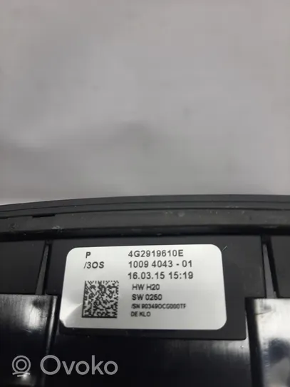 Audi A7 S7 4G Interrupteur / bouton multifonctionnel 4G2919610E
