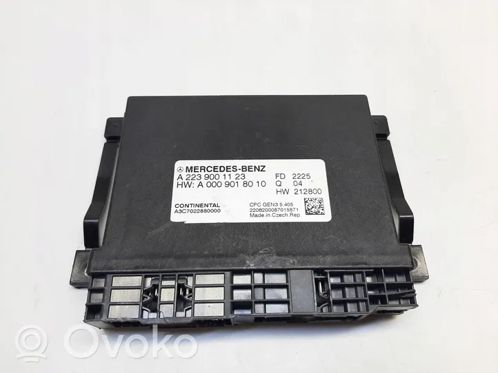 Mercedes-Benz S W223 Module de contrôle de boîte de vitesses ECU A2239001123