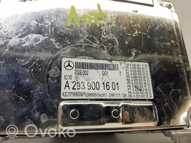 Mercedes-Benz EQC Module de commande suspension A2939001601