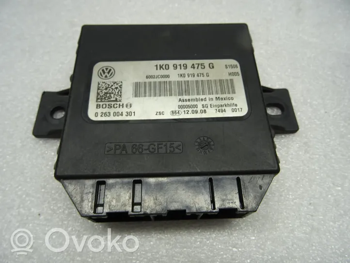 Volkswagen Golf V Parking PDC control unit/module 1K0919475G