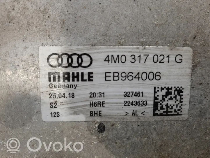 Audi A8 S8 D5 Chłodnica oleju skrzyni 4M0317021G