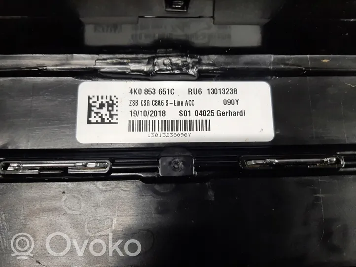 Audi A6 S6 C8 4K Griglia anteriore 4K0853651C