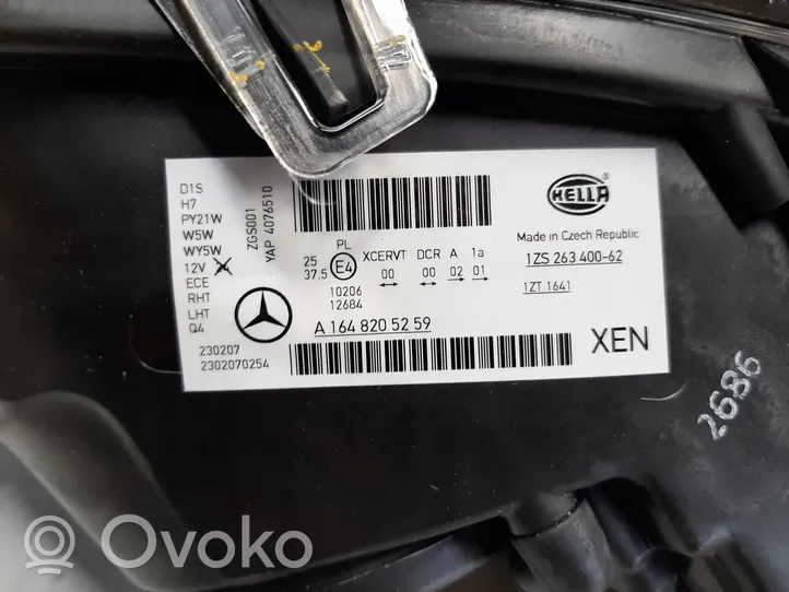 Mercedes-Benz ML W164 Etu-/ajovalon valaisimen sarja A1648205159