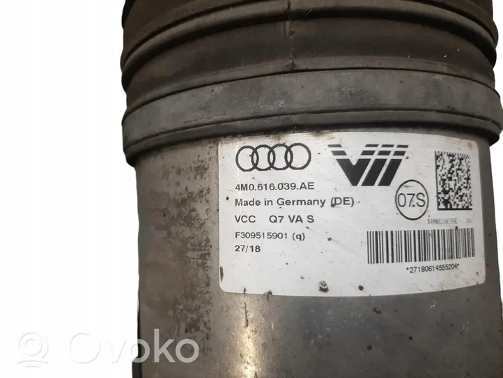 Audi Q7 4L Amortisseur arrière à suspension pneumatique 4M0616039AE