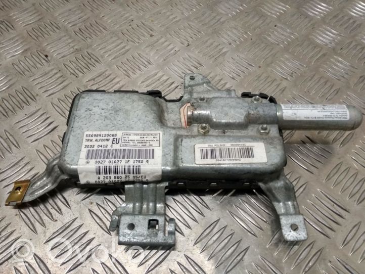 Mercedes-Benz C W203 Priekšējo durvju drošības spilvens A2038602505