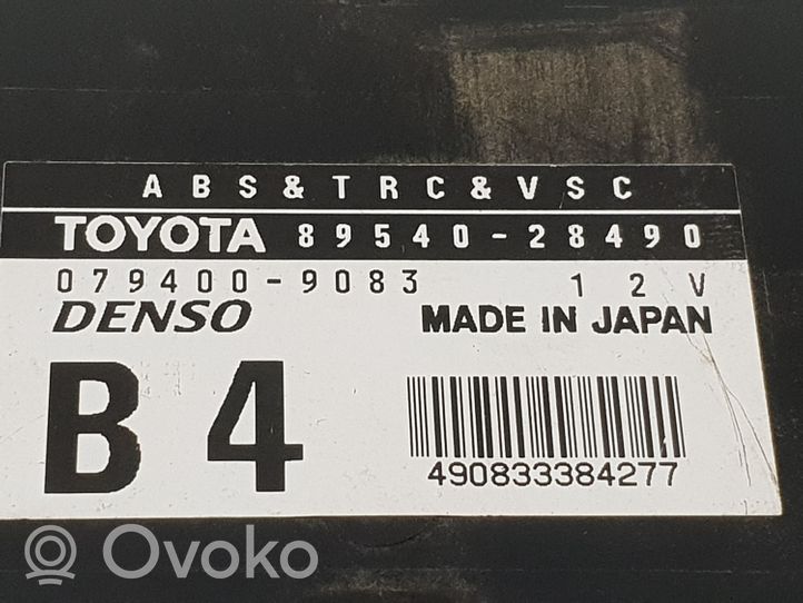 Toyota Previa (XR30, XR40) II ABS-ohjainlaite/moduuli 8954028490