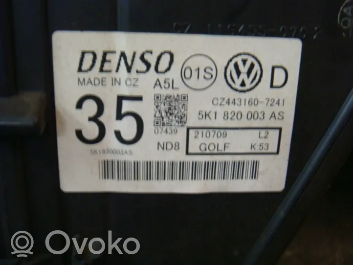 Volkswagen Golf VI Scatola climatizzatore riscaldamento abitacolo assemblata 