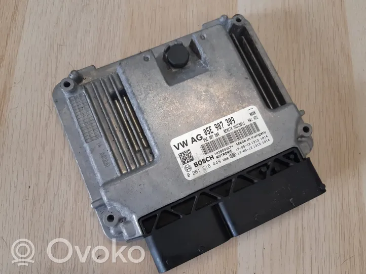 Volkswagen Polo IV 9N3 Sterownik / Moduł ECU 05E907309