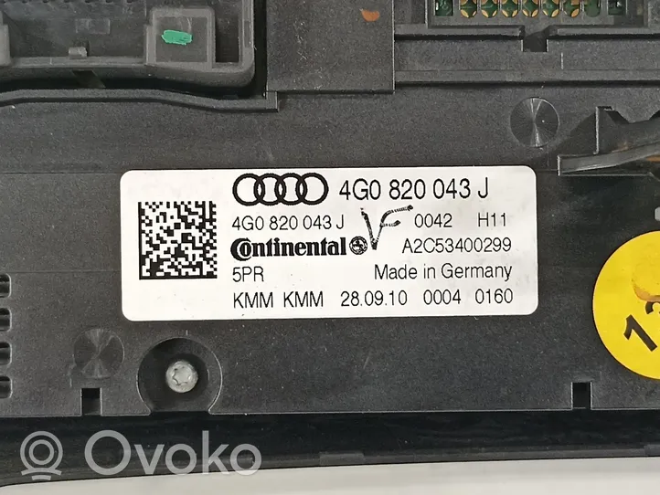 Audi A7 S7 4G Centralina del climatizzatore 4G0820043J