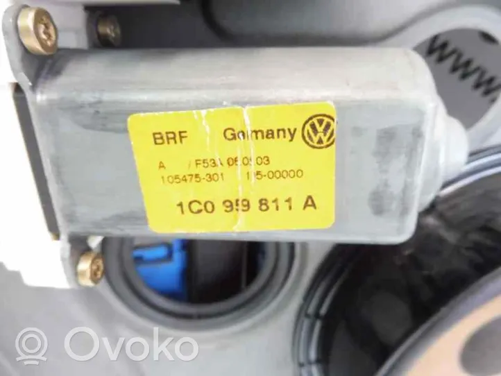 Audi A6 S6 C4 4A Mechanizm podnoszenia szyby tylnej bez silnika 1J5839729K