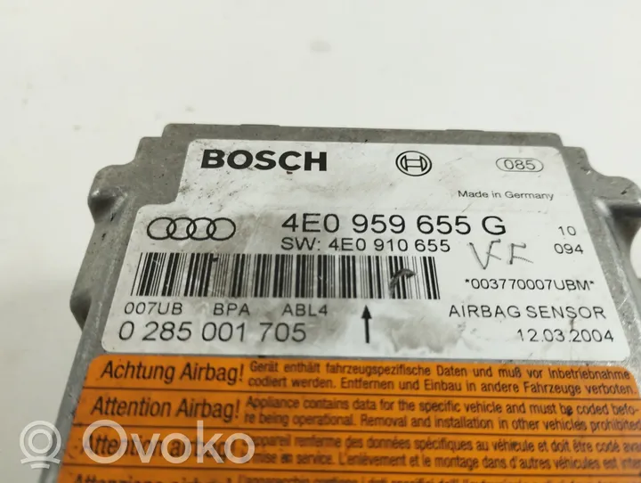Audi A8 S8 D3 4E Turvatyynysarja 4E0880201