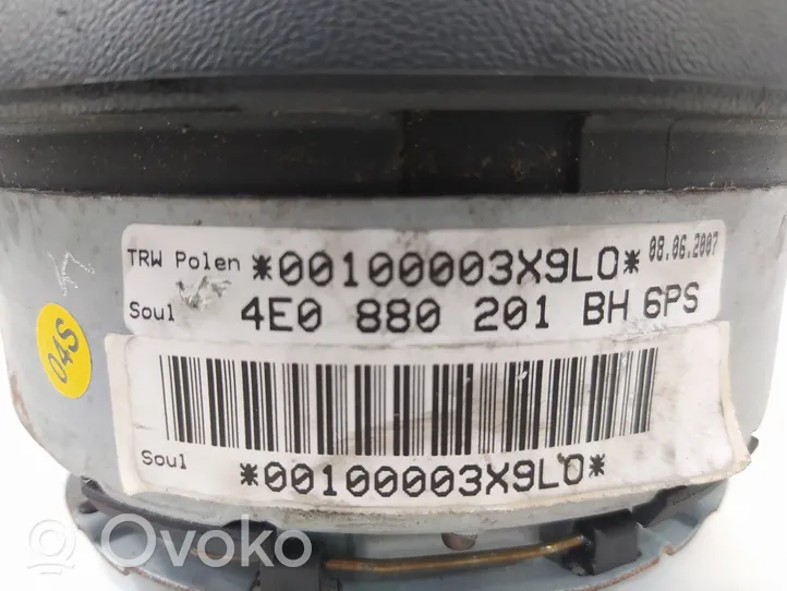 Audi A8 S8 D3 4E Poduszka powietrzna Airbag kierownicy 4E0880201BH