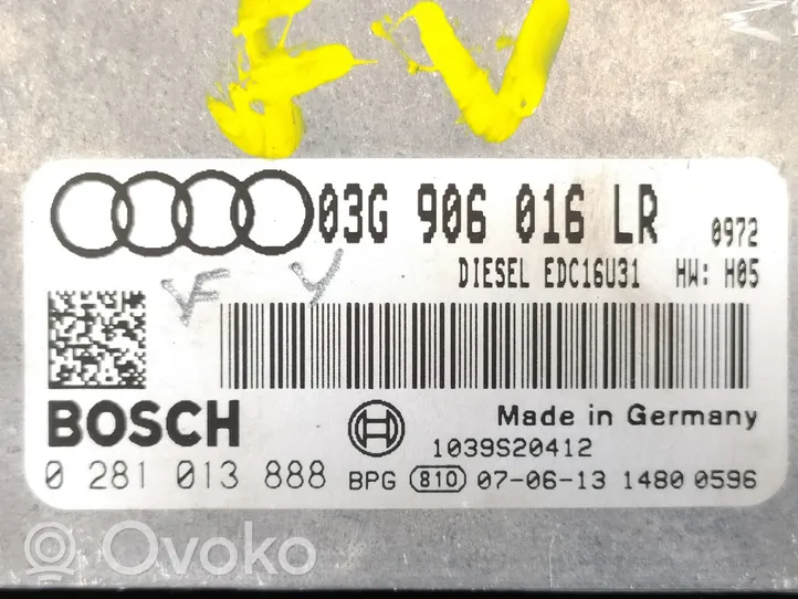 Audi A4 Allroad Sterownik / Moduł ECU 03G906016LR