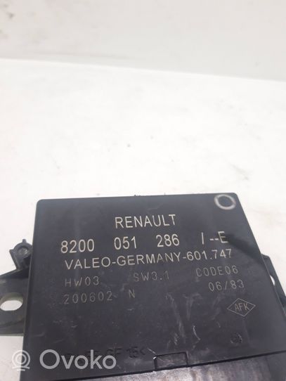 Renault Laguna II Unité de commande, module PDC aide au stationnement 8200051286