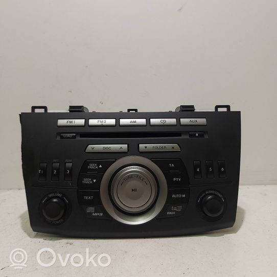 Mazda 3 II Panel / Radioodtwarzacz CD/DVD/GPS BDA666ARXB