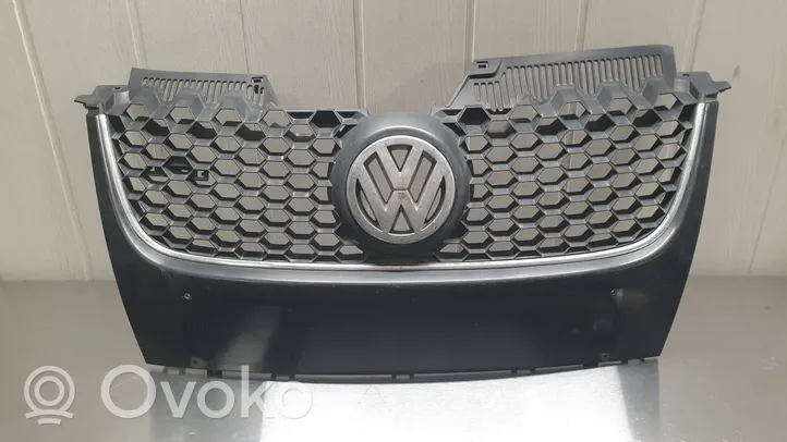 Volkswagen Touran I Rejilla superior del radiador del parachoques delantero 1K0853651E