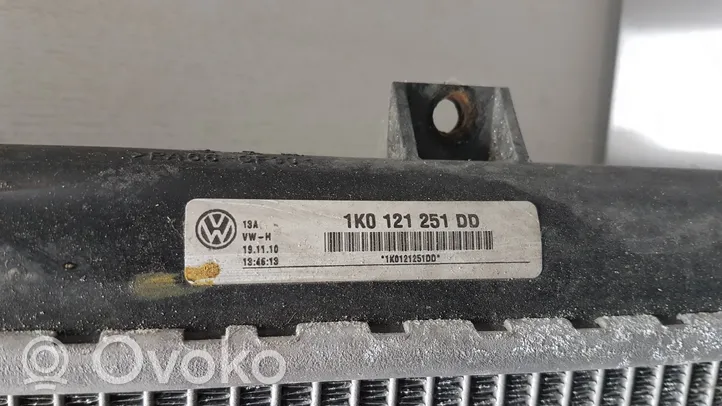 Volkswagen Golf VI Coolant radiator 1K0121251DD