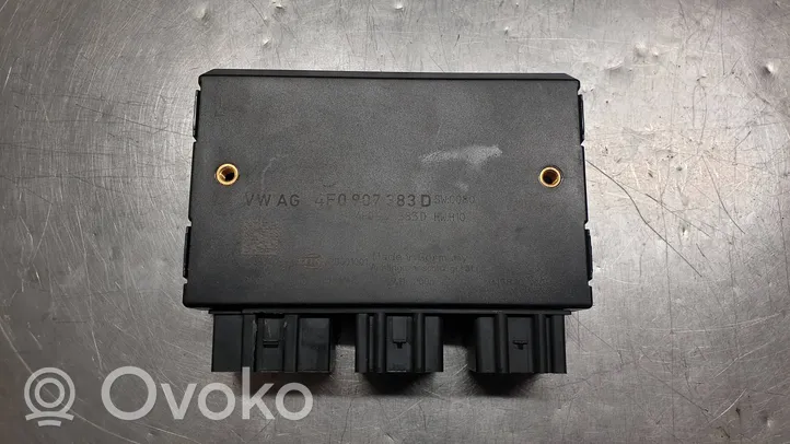 Audi A6 S6 C6 4F Vetokoukun ohjainlaite/moduuli 4F0907383D