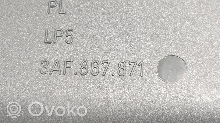 Volkswagen PASSAT B7 Copertura ripiano portaoggetti 3AF867871